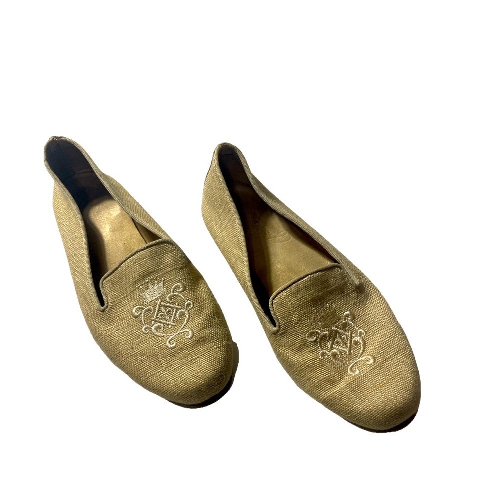 Aerosoles beige flat with design print shoes